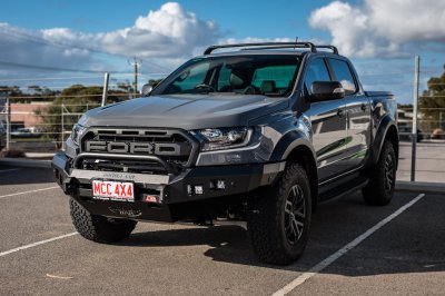 Ford Raptor- MCC078-01SQ Rocker Bar Low Loop with Square LED lights